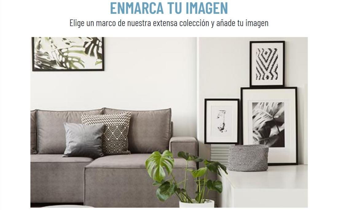 Editor online para enmarcar fotos